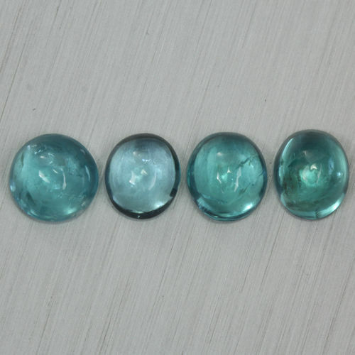 3.515 CT 100% NATURAL RARE PARAIBA BLUE COLOR APATITE CAB!! RARE TO FIND!! 4-PCS - Picture 1 of 1