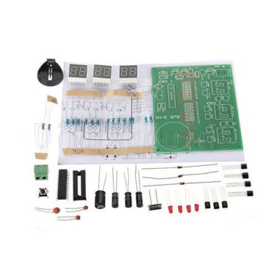 6 Digital AT89C2051 LED Electronic Clock Parts Components DIY Kit Module 9V-12V