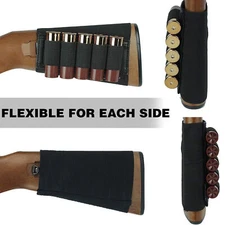 5 Rounds Shotgun Buttstock Shell Holder Ammo Tactical Holster for 12 or 20 Gauge