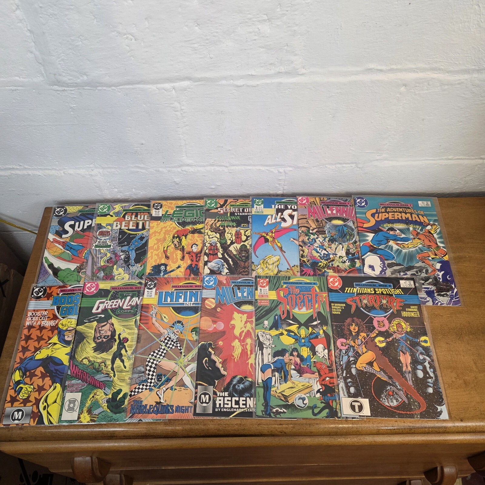 NM lot 45 comics  1987 1988 DC Comics complete Millenium Set Crossover