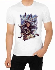Hunting For Dinner Native American Indian Art  T shirt Art Vintage Prints
