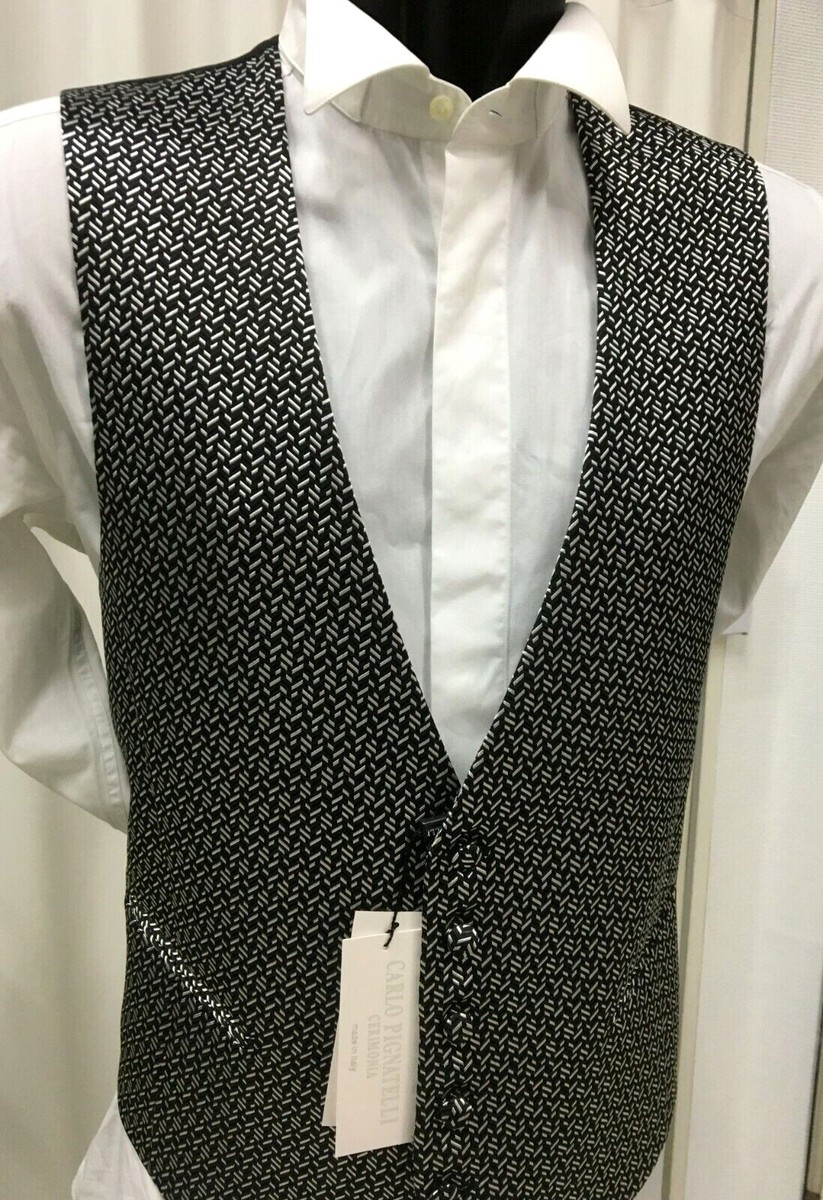 GILET UOMO CARLO PIGNATELLI ELEGANTE PANCIOTTO CERIMONA INVITATO