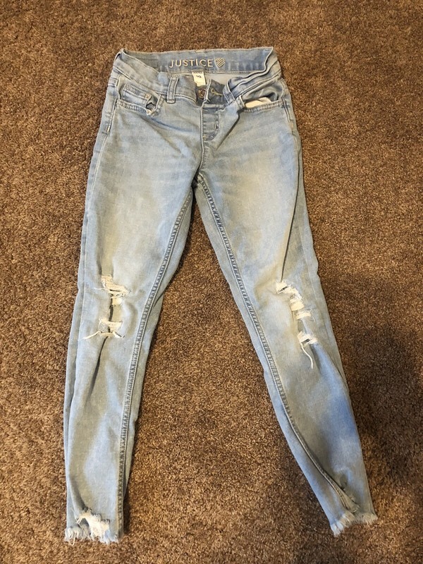 Justice Girls Jeans size 10 used