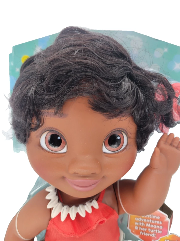 Disney Moana Young Moana Bath Time Doll 12" niña figura de juguete - Usado Foto 2 de 4