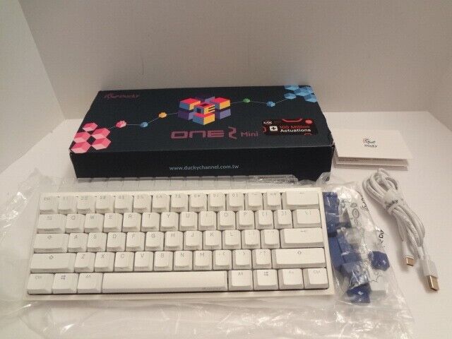 PC/タブレット PC周辺機器 Ducky One 2 Mini V2 RGB LED 60 Double Shot PBT Mechanical Keyboard 