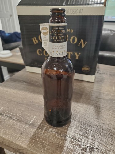 2018 Goose Island Bourbon County Imperial Stout - Brand New "Empty" Bottle - Picture 3 of 3