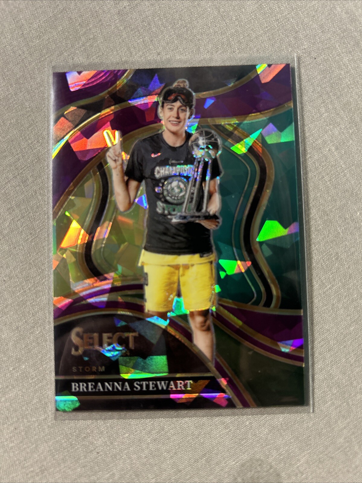 2024 Panini WNBA Select BREANNA STEWART #247 Courtside PURPLE ICE PRIZM /149 SP!