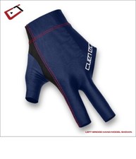 New Cuetec NAVY BLUE Axis Billiard Glove LEFT HAND - 4 Size Options - 1 Glove