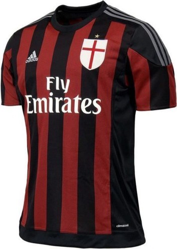 Maglia Adidas Milan Ufficiale Gara 2015/2016 bambino Casa Home | eBay