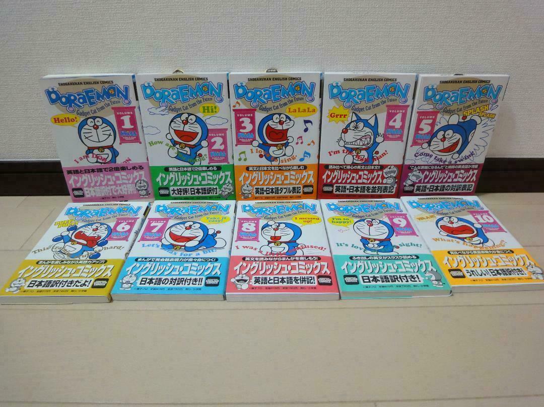 Doraemon English Translation Version Vol. 1-10 Comic Book