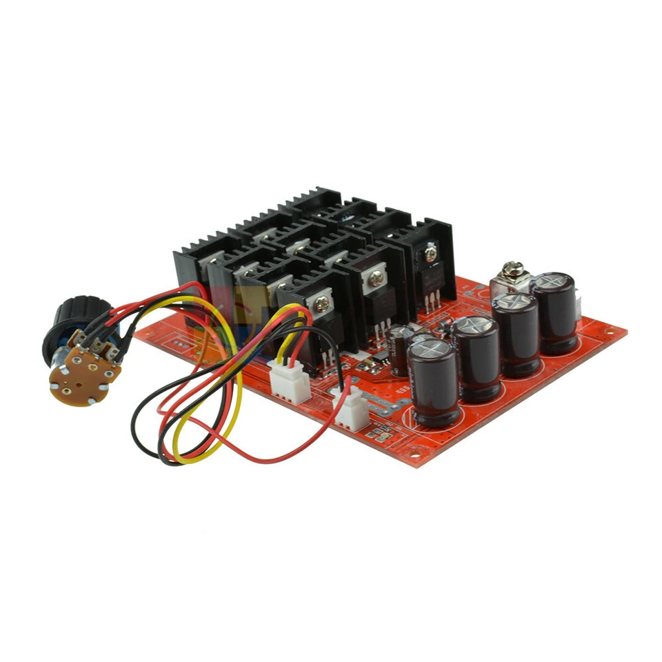60A DC10-50V 12V 24V 48V 3000W DC Motor Speed Control PWM HHO RC Controller - Image 2 of 4