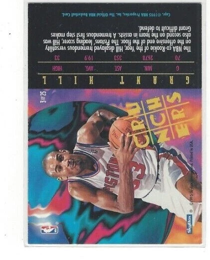 1995-96 HOOPS BASKETBALL NUMBERS CRUNCHERS INSERT SINGLES - Image 2 of 2