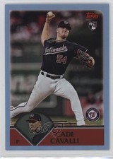 2023 Topps Archives 2003 Topps Blue Foil 9/25 Cade Cavalli #296 y6z