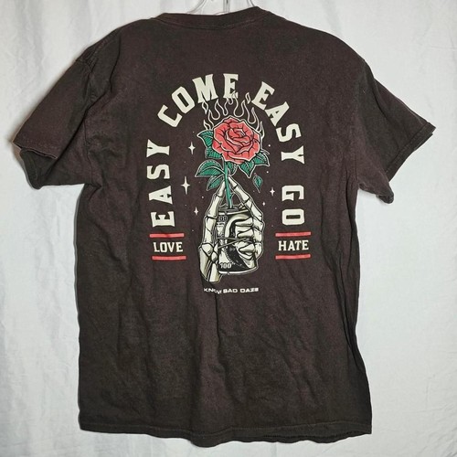 easy come easy go brown tshirt