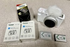 Sony ZV-1F Vlog Camera - White Open Box