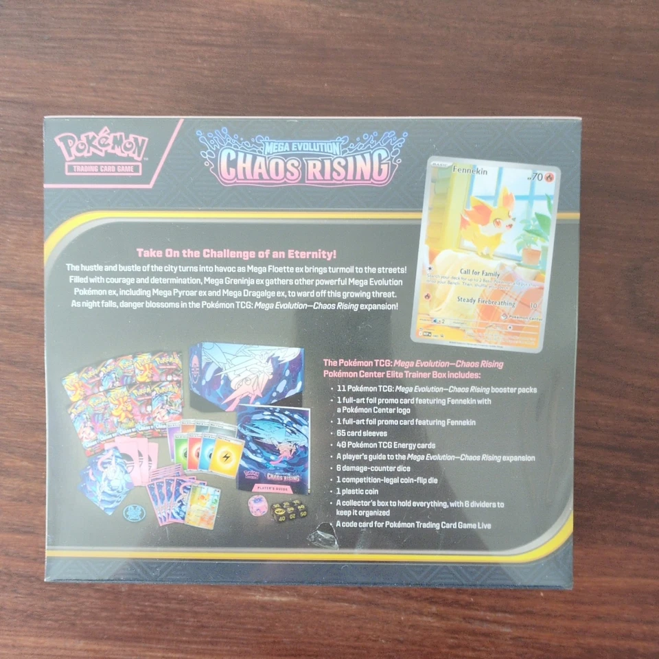 Pokémon Center TCG Mega Evolution: Chaos Rising Elite Trainer Box English - Image 4 of 4