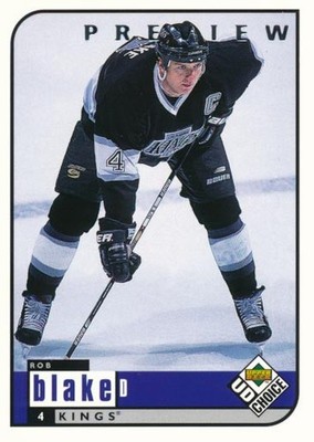 1998-99 UD Choice Preview #95 ROB BLAKE - Los Angeles Kings