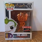 Funko Pop! Heroes Batman Arkham Asylum The Joker Orange Chrome Target #53