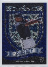 2021 Panini Chronicles Crusade Blue Velocity Prizm Cristian Pache #25 03j5