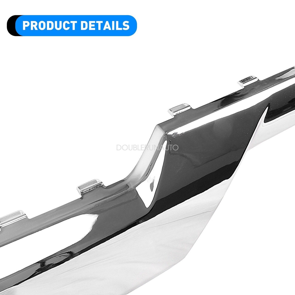 Front Bumper Valance With Chrome Skid Plate For Chevy Silverado 1500 2016-2019 Z71 – Bewild Black