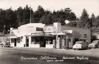 Trinidad Humboldt County California Redwood Highway RPPC Photo Postcard COPY