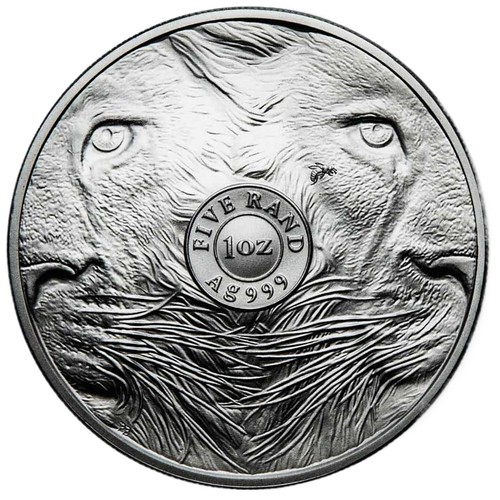 2025 Südafrika 1 oz Silber Big Five Löwe Stempelglanz - Bild 3 von 11