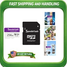 Waterproof 256GB Micro SDXC Card - Perfect for Dashcams Security Cameras