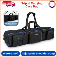 Tripod Carrying Case Bag 50.5", Resistant Light Stand Bag W/ 2 Removable Padding