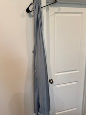 Show Me Your Mumu Steel Blue Luxe Satin Dress Size S