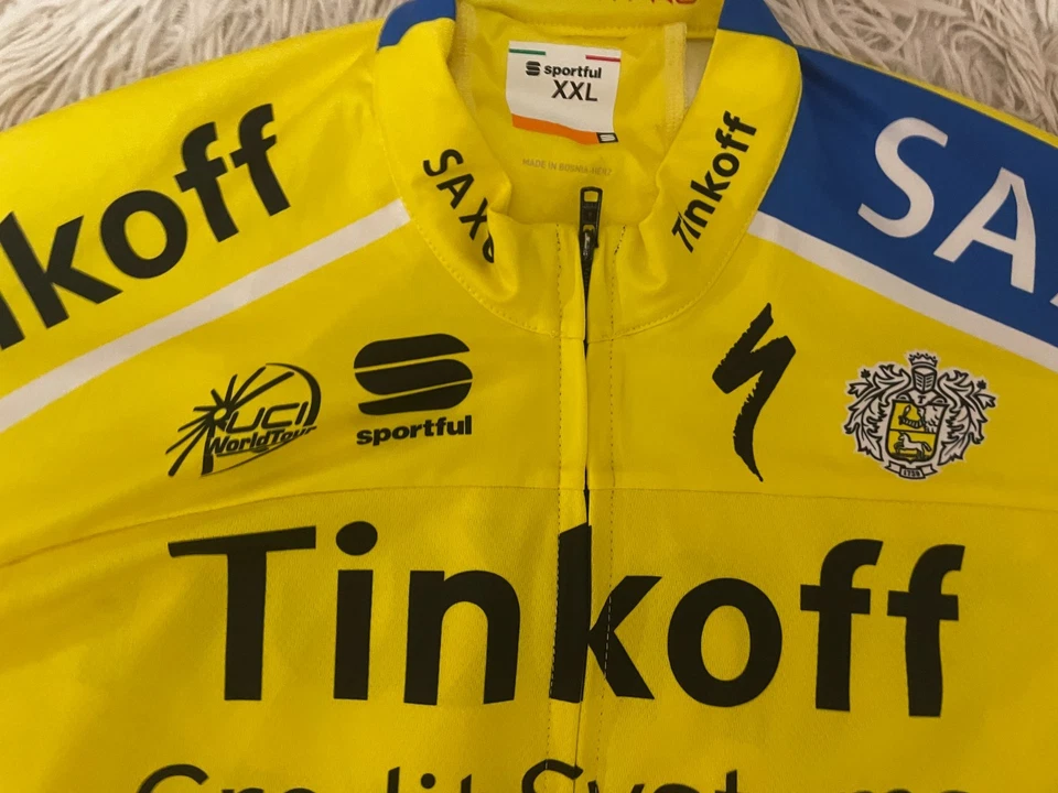 Camiseta deportiva de ciclismo Tinkoff Saxo Bank Uci World Tour talla XXL Foto 2 de 4