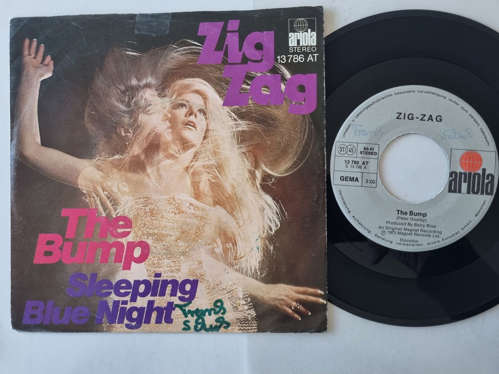Zig-Zag - The Bump 7'' Vinyl Germany/ Barry Blue