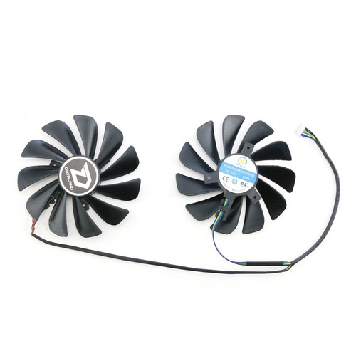 Cooling Fans Replacement Fan for POWERCOLOR RX 5700XT 5700 5600XT Red Dragon - Afbeelding 3 van 4