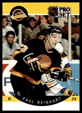 1990-91 Pro Set Paul Reinhart Vancouver Canucks #304
