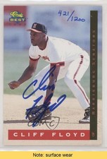 1993 Classic Best Minor League Auto 421/1200 Cliff Floyd Auto READ 0q3