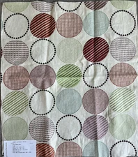 Lee Jofa Groundworks Maya Embroidery Plum Linen Remnant India 18x16 New