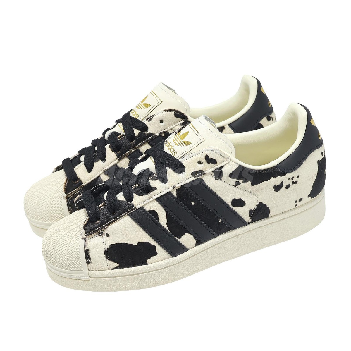 靴 adidas SUPERSTAR II COW BLACK 27cm adidas Originals Superstar II 2 W Cow Print Women Casual Lifestyle