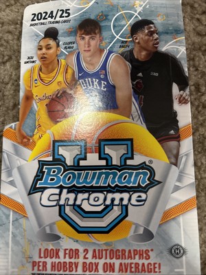 2024-25 Bowman Chrome University Basketball - Base & 1st Bowmans Pick Your Card