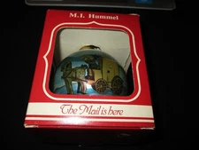 Vintage M.I. Hummel -The Mail Is Here- Christmas Ornament w Box