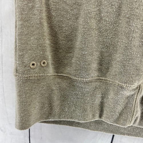 Converse SMALL Cream Khaki Cowl Neck Knit Top Short Sleeve Blouse - Picture 5 of 9