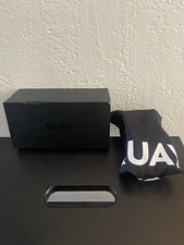 Quay Shield Oversized Shield Sunglasses Black Frame Tinted Lens SZA COLLECTION
