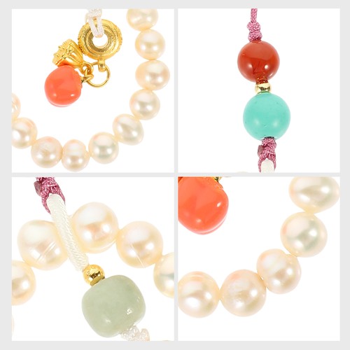 Perle Handykette Handgelenksgurt Armband Mit Perlen-Handyanhängern - 第 12/12 張圖片