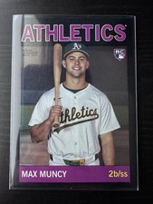 2025 Topps Archives - 1964 Max Muncy #98 Black Foilboard (RC) Foil Athletics A's