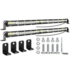 Light Bars for Trucks - 21Inch Ultra Slim LED Light Bar 12V 2x21Inch 52LED Slim