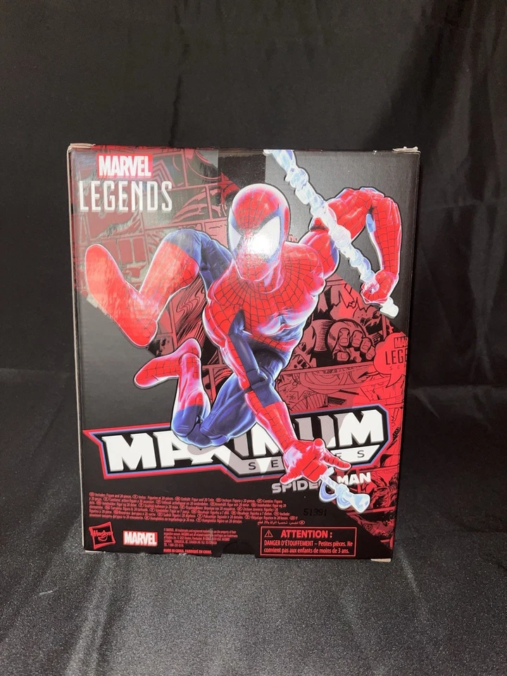 6-дюймовая сочлененная экшн-фигурка Человека-паука Hasbro Marvel Legends Maximum Series - Изображение 3 из 3