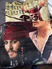 Pirates of the Caribbean Beach Towel Captain Jack Sparrow and Will 55x28 New
