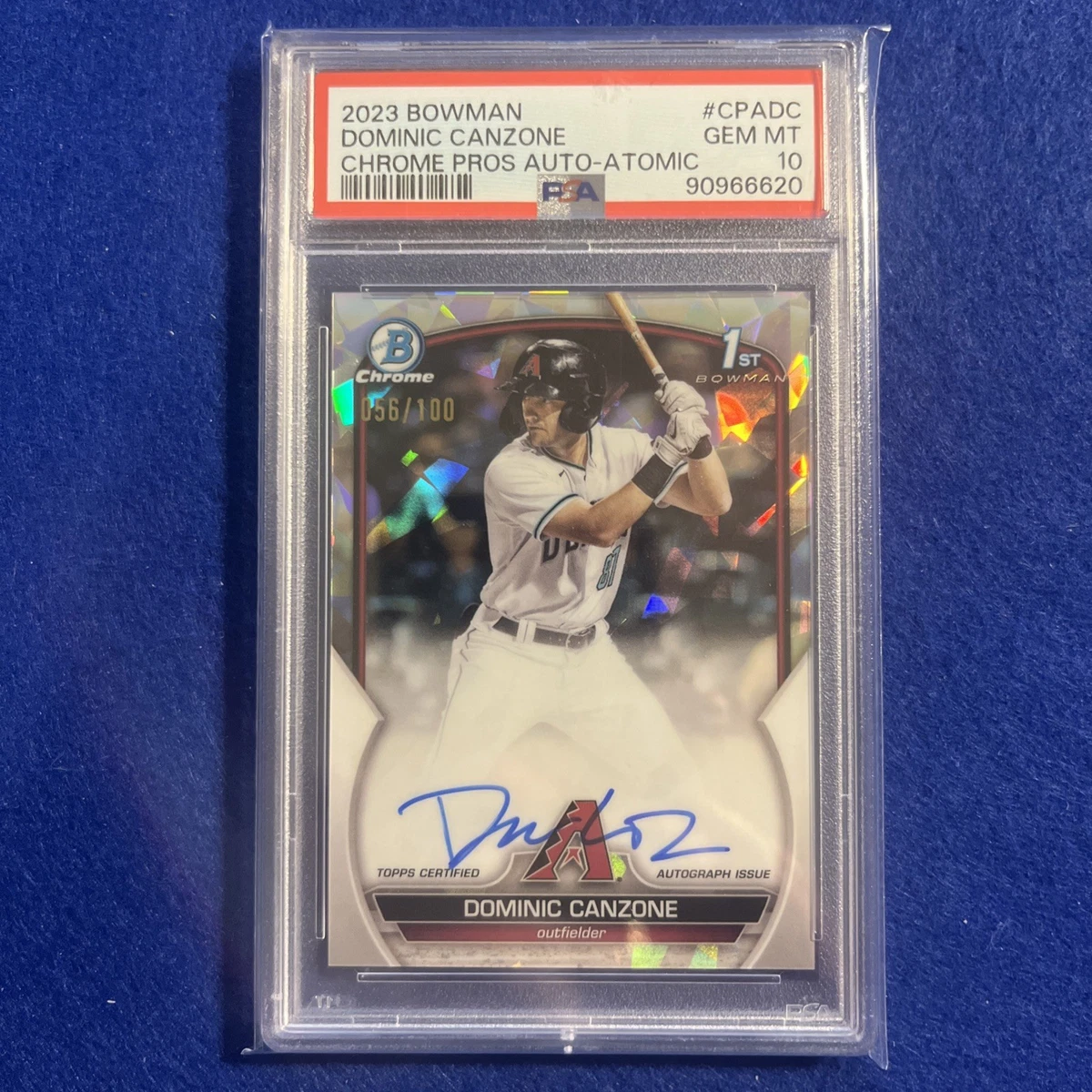 Bowman Arizona Diamondbacks Baseball Autographed Sports Trading