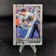 2026 Topps Series 1 - Wikelman Gonzalez (#167) - Sand Glitter Foil - White Sox