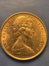 1976 Australia 5 Cents World Coin 