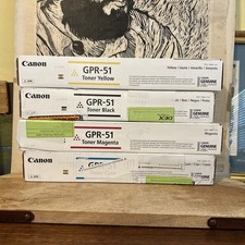 Canon GPR-51 Complete Toner Set Yellow Magenta Cyan Black
