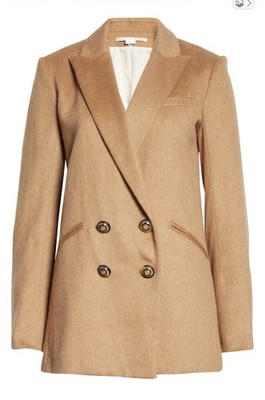 Veronica Beard Oria Dickey Jacket Camel Size 4